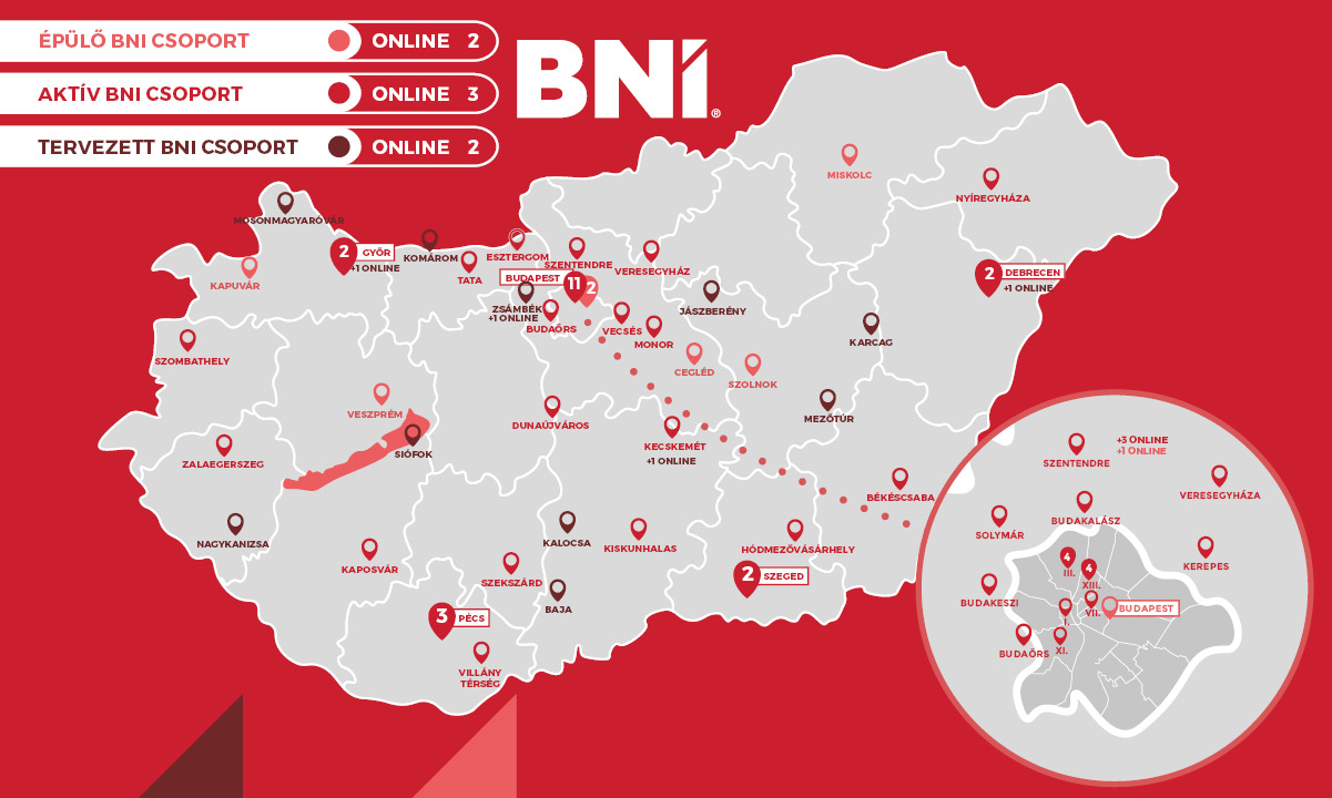 BNI térkép